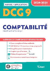 Première de couverture de DCG 9 - Comptabilité : Manuel et Applications 2024-2025