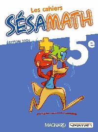 Première de couverture de Sésamath 5e (2024) - Cahier élève