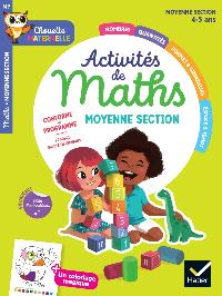 Première de couverture de Maternelle Activités de maths Moyenne Section - 4 ans