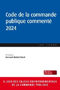 Première de couverture de Code de la commande publique commenté 2024