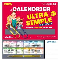 Première de couverture de Frigobloc Le mini calendrier Ultra Simple pour une famille organisée ! (de sept. 2024 à déc. 2025)