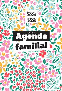 Première de couverture de Mini agenda familial - Septembre 2024-Décembre 2025