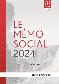 Première de couverture de LE MEMO SOCIAL 2024 