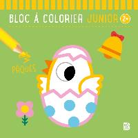 Première de couverture de Pâques - Bloc à colorier junior