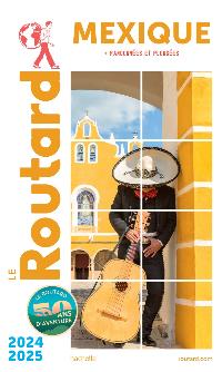 Première de couverture de Guide du Routard Mexique (+Yucatan) 2024/25