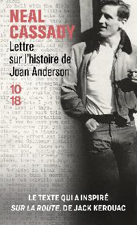 Première de couverture de Lettre sur l'histoire de Joan Anderson